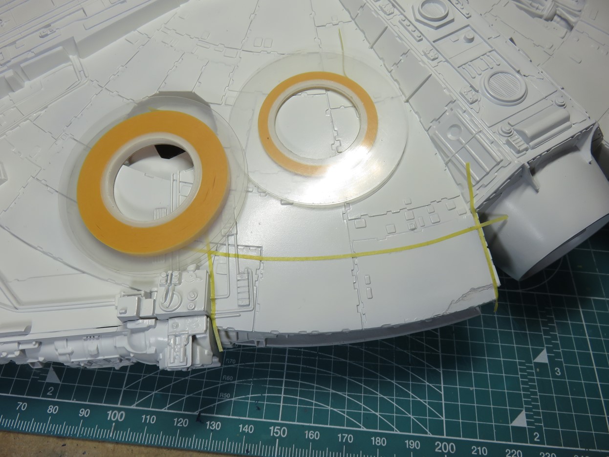 Using Tamiya Masking Tape for Curves