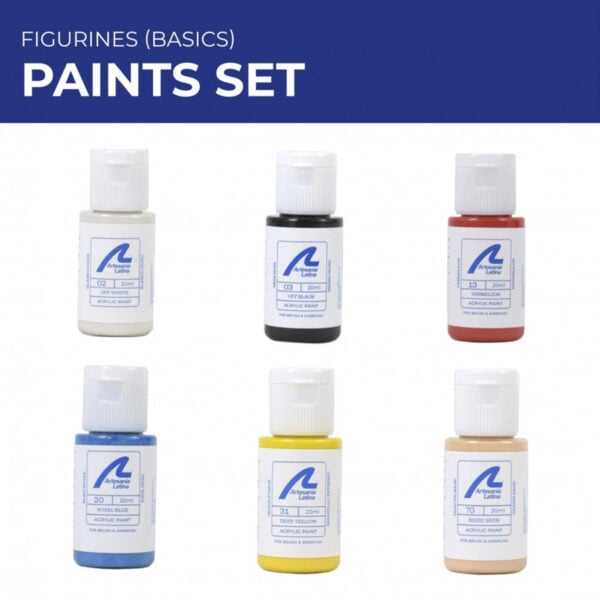 Artesania Latina Basic Figure Paint Set of 6 for 22411/20515/22517/22520-F 277PACK14