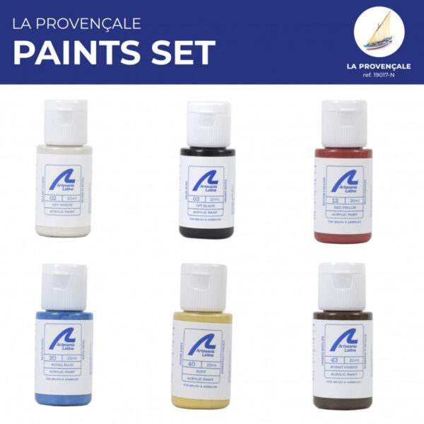 Artesania Latina La Provencal Paint Set of 6 for Model 19017 277PACK25