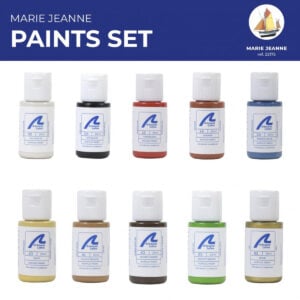 Artesania Latina Marie-Jeanne Paint Set of 10 for Models 22175 or 22180 277PACK12
