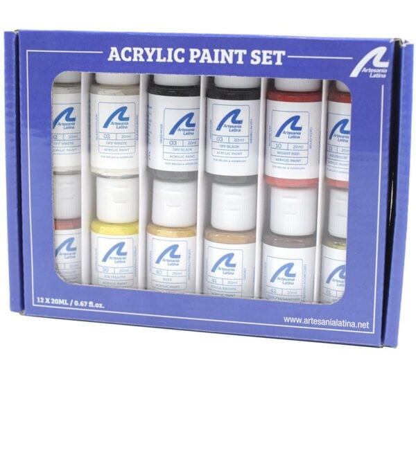 Artesania Latina Santisima Trinidad At Trafalgar Paint Set of 12 for Model 22901 277PACK30