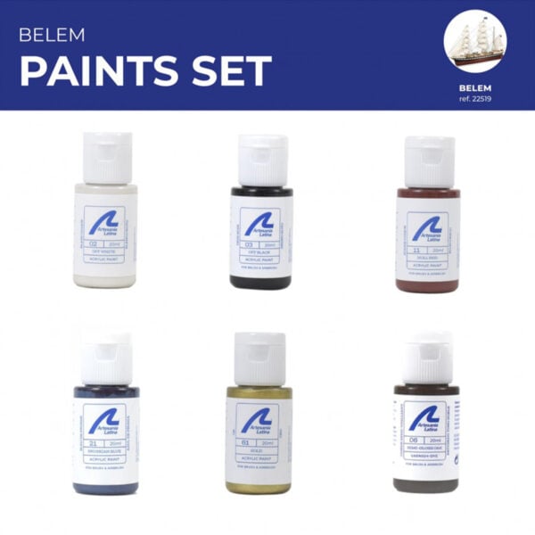 Artesania Latina Belem Paint Set of 6 For Models 22519 277PACK2
