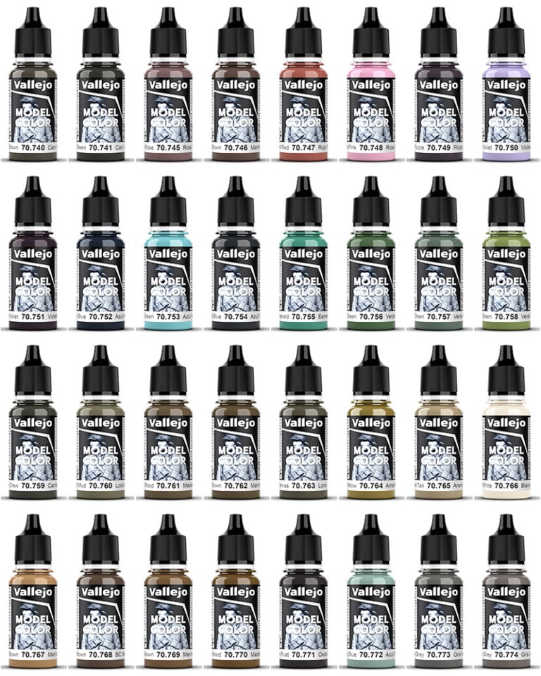 Vallejo Model Color Full Set of 32 Vallejo Paints 70700 • Canada's