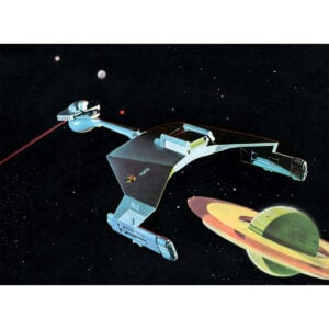 AMT Klingon Alien Battle Cruiser Star Trek Warrior Empire 1/650 Scale 1428