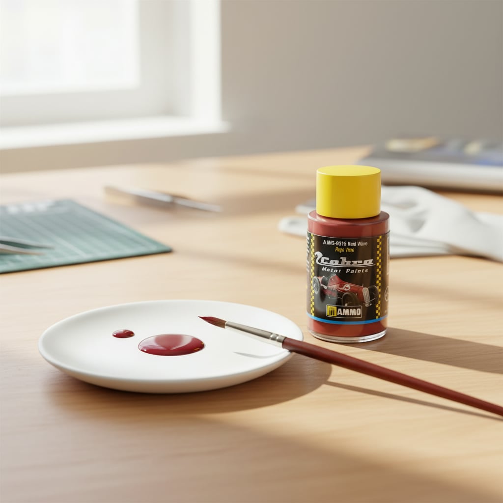 Ammo by Mig Cobra Motor Red Wine Acrylic Paint AMIG0315