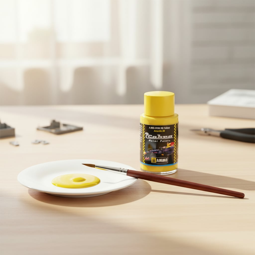 Ammo by Mig Cobra Motor RB Yellow Acrylic Paint AMIG0306