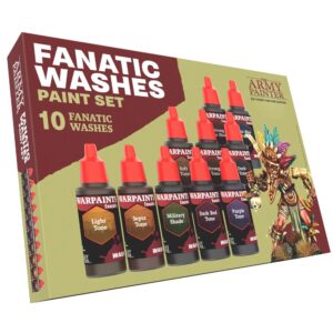 The Army Painter Warpaints Fanatic Washes Paint Set of 10 WP8068