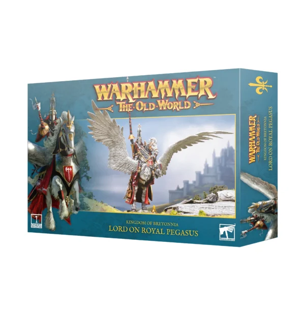 Warhammer The Old World Kingdom of Bretonnia Lord on Royal Pegasus 06-10