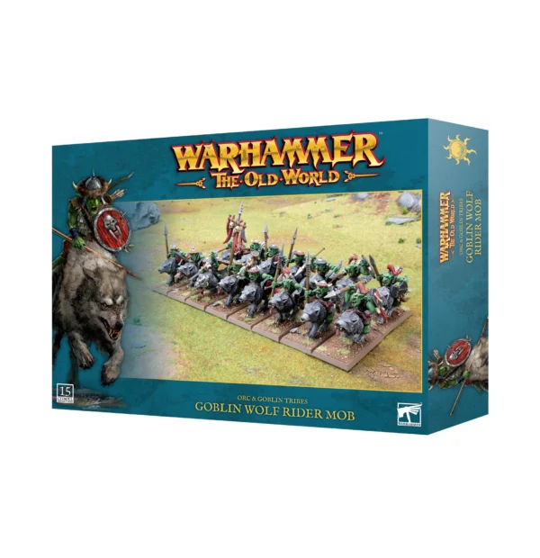 Warhammer The Old World Orc and Goblin Tribes Goblin Wolf Rider Mob 09-09