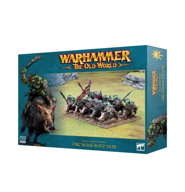 Warhammer The Old World Orc and Goblin Tribes Orc Boar Boyz Mob 09-06