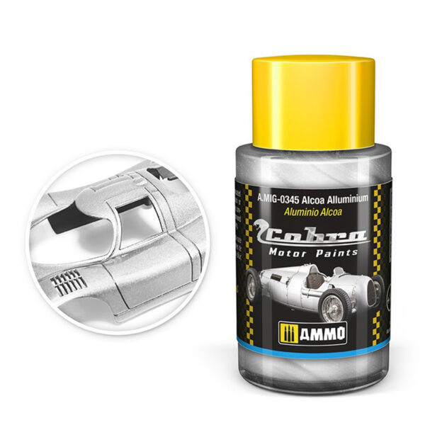 Ammo by Mig Cobra Motor Alcoa Alluminium Acrylic Paint AMIG0345