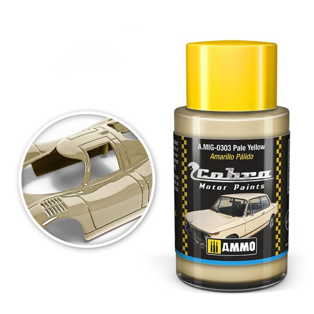 Ammo by Mig Cobra Motor Pale Yellow Acrylic Paint AMIG0303 • Canada's