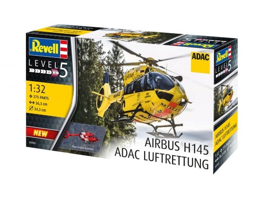 Revell Airbus H145 ADAC Luftrettung Helicopter 1/32 Scale