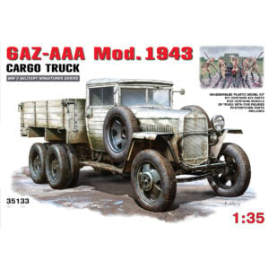 Miniart GAZ-AAA Mod 1943 Cargo Truck 1/35 Scale 35133