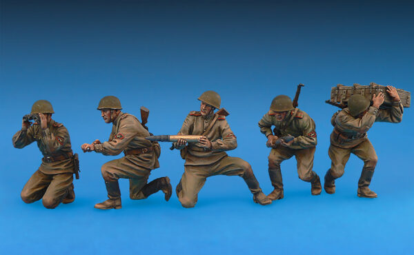 Miniart USV-BR 76-mm Gun Mod 1941 with Limber and Crew 1/35 Scale 35129