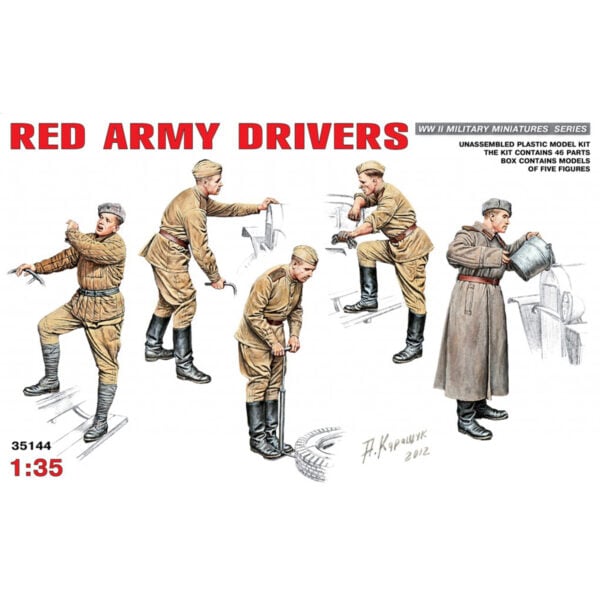Miniart Red Army Drivers 1/35 Scale 35144