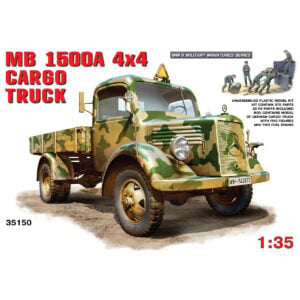 Miniart MB 1500A 4x4 Cargo Truck 1/35 Scale 35150