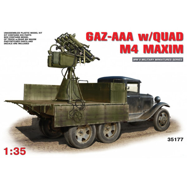 Miniart GAZ-AAA with QUAD M4 MAXIM 1/35 Scale 35177