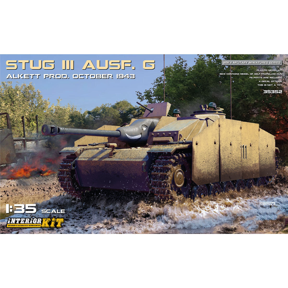 Miniart StuG III Ausf.G October 1943 Alkett Prod. Interior Kit 1