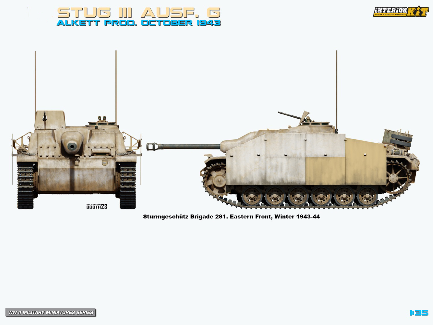 Miniart StuG III Ausf.G October 1943 Alkett Prod. Interior Kit 1