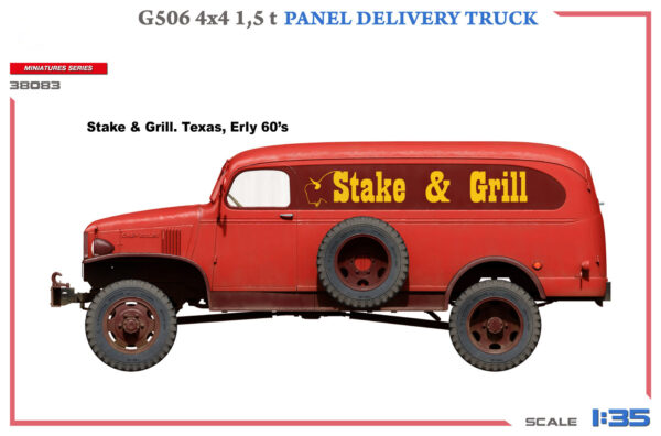Miniart G506 4x4 15t Panel Delivery Truck 1/35 Scale 38083