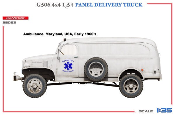 Miniart G506 4x4 15t Panel Delivery Truck 1/35 Scale 38083