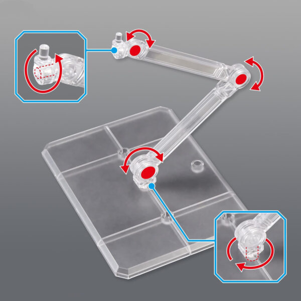 Bandai Action Base 7 Clear for 1/144 Scale 5066287 2697225