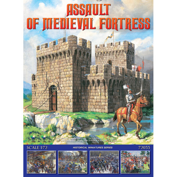 Miniart Assault of Medieval Fortress 1/72 Scale 72033