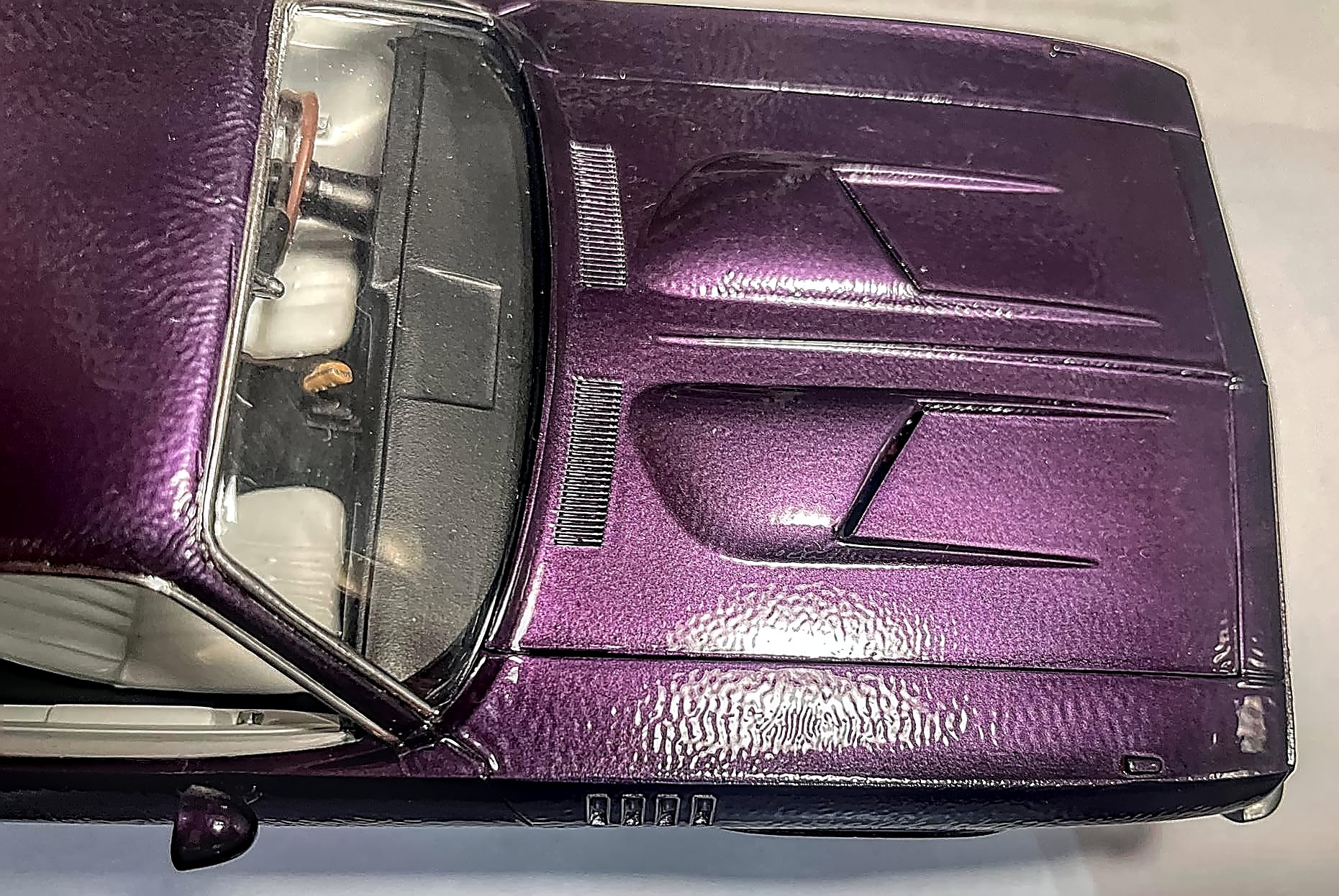 Failed Paint Job - Surface sagging due to heavy wet coats