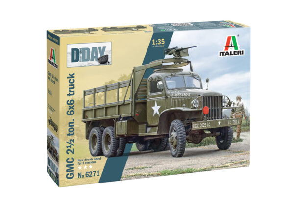 Italeri GMC 2 1/2 Ton 6x6 Truck 1/35 Scale 6271