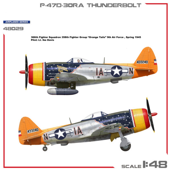 Miniart P-47D-30RA Thunderbolt Advanced Kit 1/48 Scale 48029