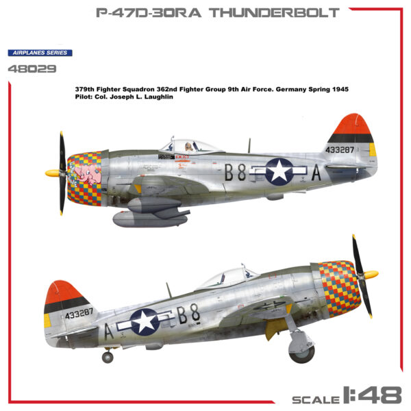 Miniart P-47D-30RA Thunderbolt Advanced Kit 1/48 Scale 48029