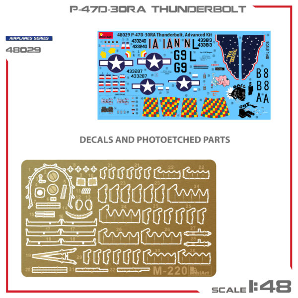 Miniart P-47D-30RA Thunderbolt Advanced Kit 1/48 Scale 48029
