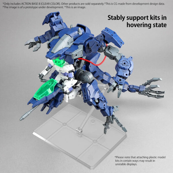 Bandai Action Base 8 Clear for 1/100 Scale 5066309 2704773