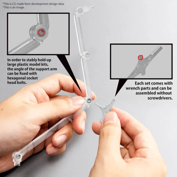 Bandai Action Base 8 Clear for 1/100 Scale 5066309 2704773