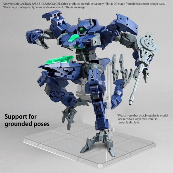 Bandai Action Base 8 Clear for 1/100 Scale 5066309 2704773