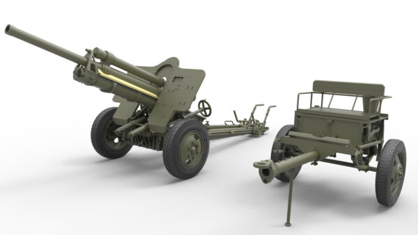 Miniart USV-BR 76-mm Gun Mod 1941 with Limber and Crew 1/35 Scale 35129