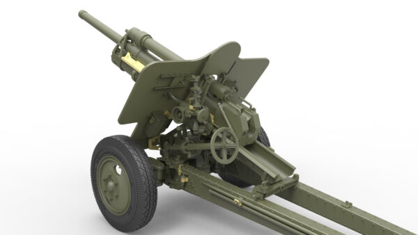 Miniart USV-BR 76-mm Gun Mod 1941 with Limber and Crew 1/35 Scale 35129