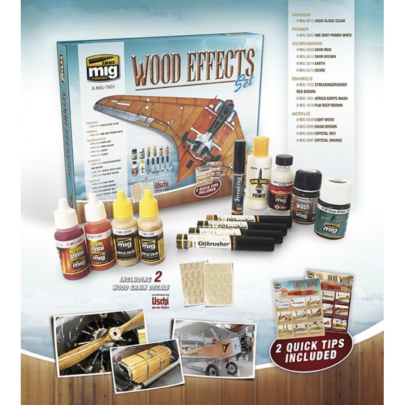 Ammo by Mig Wood Effect Set AMIG7801