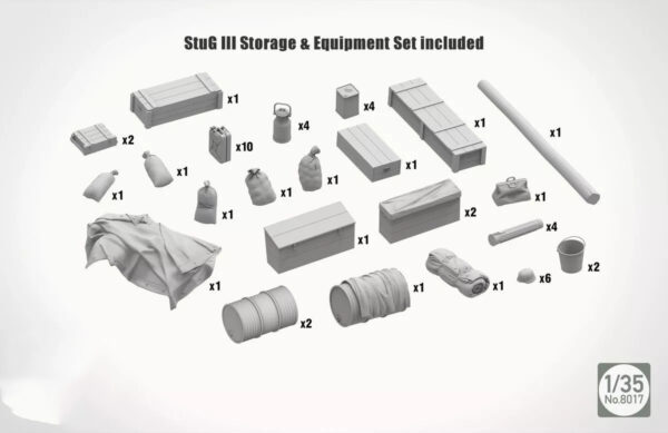 Takom StuH42 and StuG III Ausf.G Mid Production 2in1 1/35 Scale 8017