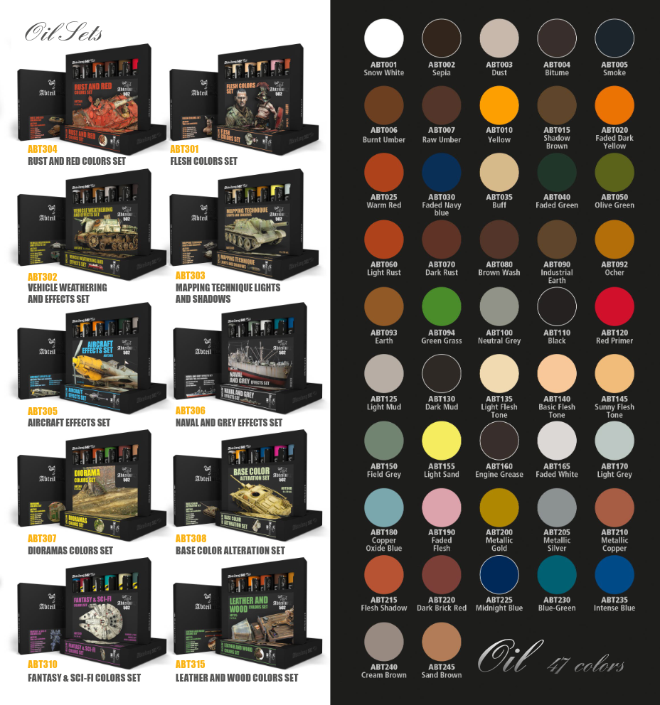 Abteilung 502 Modelling Oil Paints