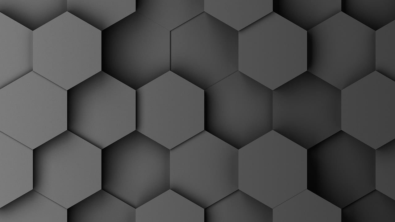 Grey Scale 3D Dimensional Perspective