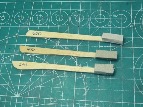 Sticks with Sponges Attached