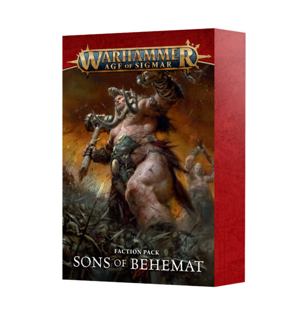 Warhammer Age of Sigmar Faction Pack Sons of Behemat Cards 74-13