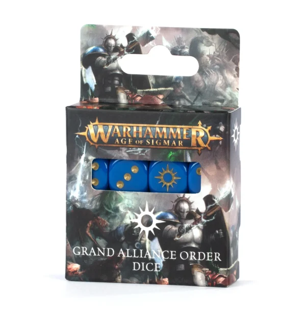 Warhammer Age of Sigmar Grand Alliance Order Dice 80-20