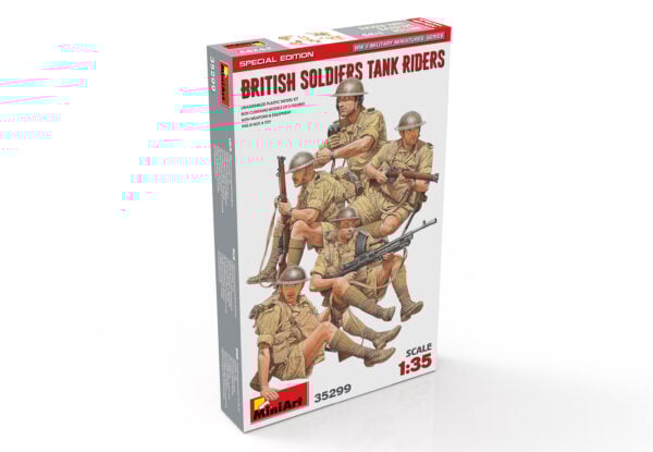 Miniart Bristish Soldiers Tank Riders Special Edition 1/35 Scale 35299