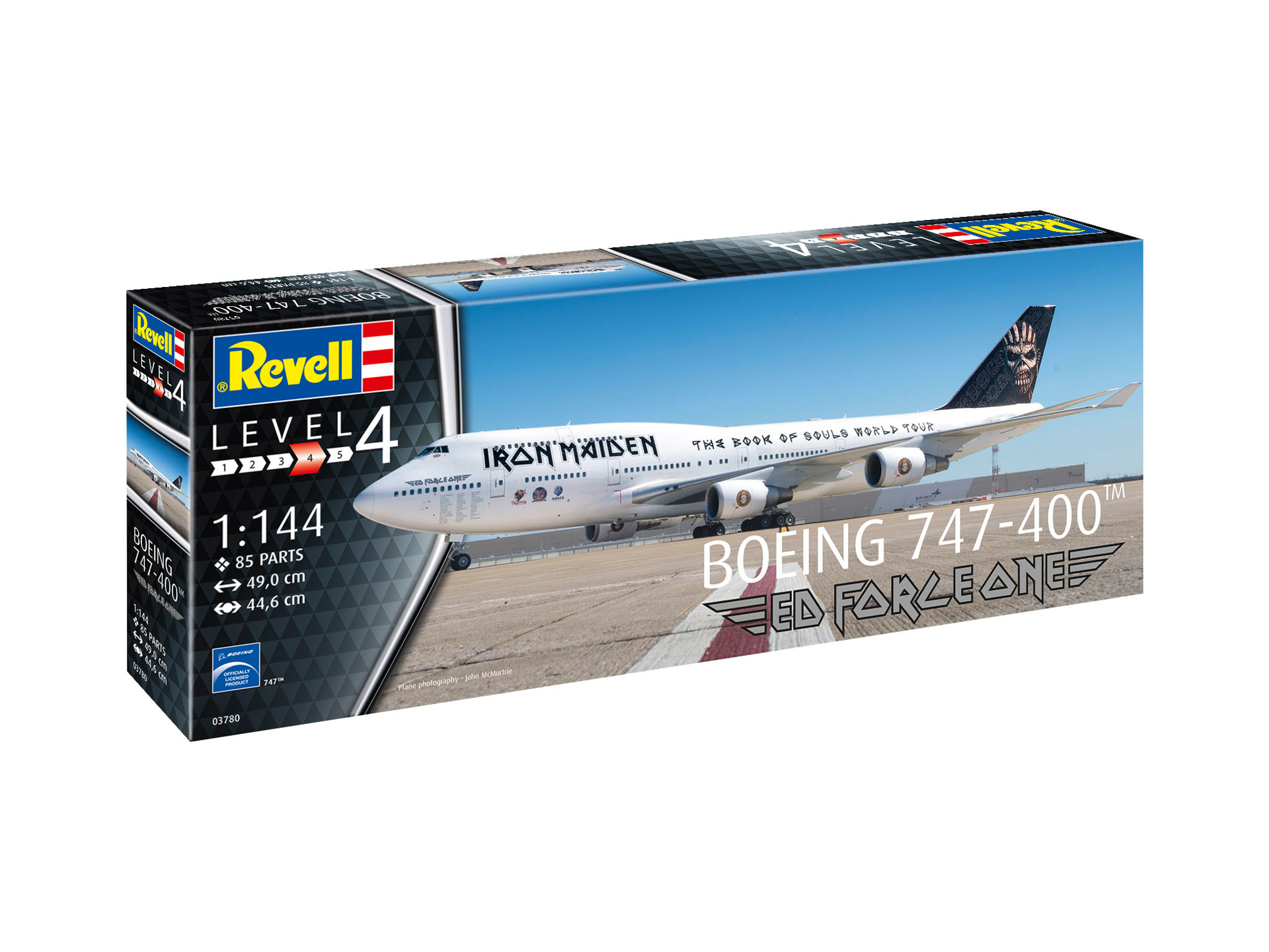 Revell Boeing 747-400 Iron Maiden Ed Force One 1/144 Scale Revell Boeing 747-400 Iron Maiden Ed Force One 1/144 Scale