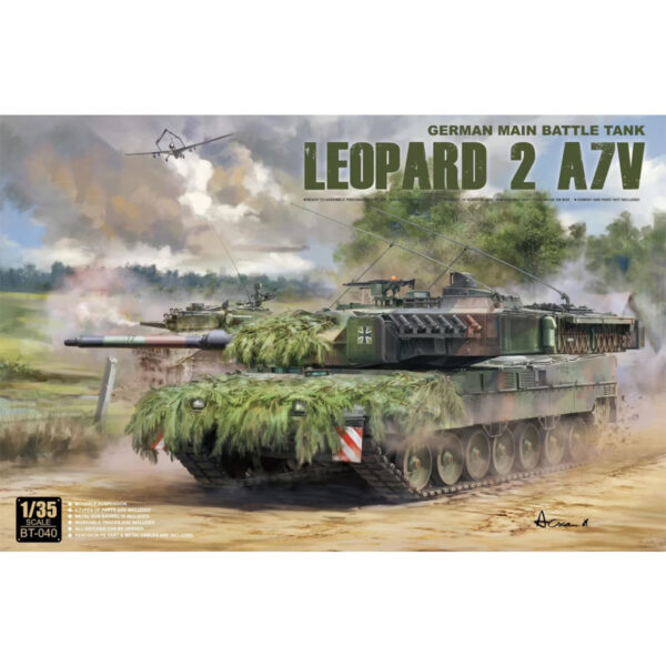 Border Model Leopard 2 A7V German Main Battle Tank 1/35 Scale BT-040