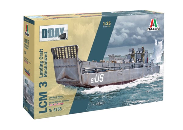 Italeri LCM 3 Landing Craft Mechanized 1/35 Scale 6755