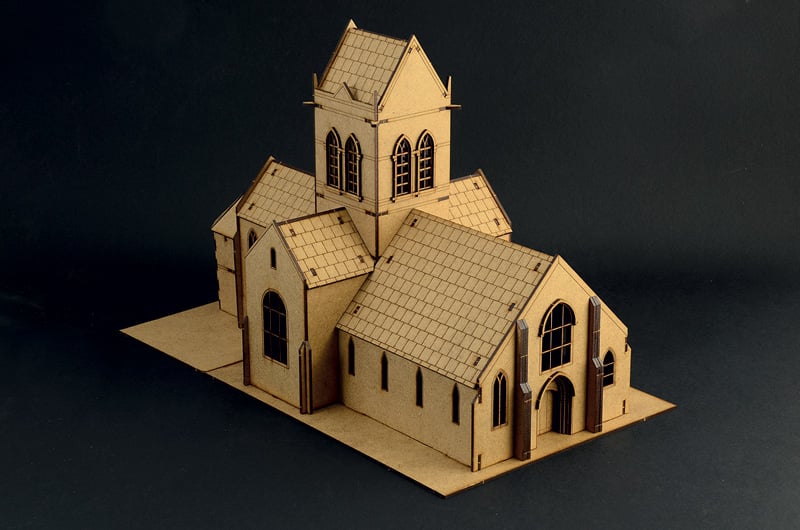 House Detail Italeri Air Assault on Sainte Mere-Eglise Battle of Normandy 1-72 Scale 6199